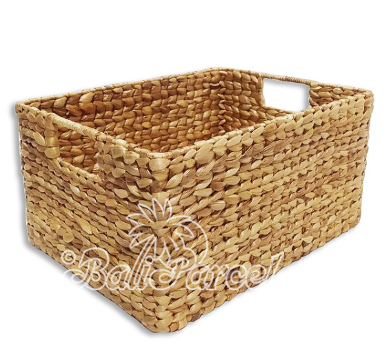 Beautiful Home Decoration Basket, Handmade With Water Hyacinth 