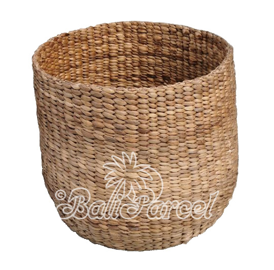 Beautiful Home Decoration Basket, Handmade With Water Hyacinth 
