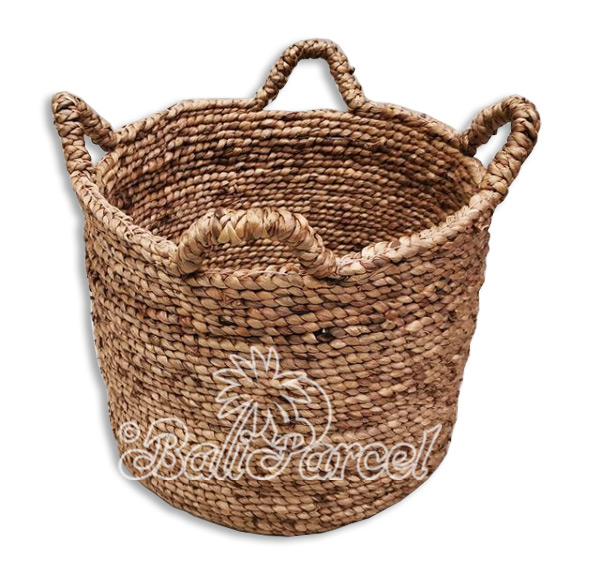 Beautiful Home Decoration Basket, Handmade With Water Hyacinth 