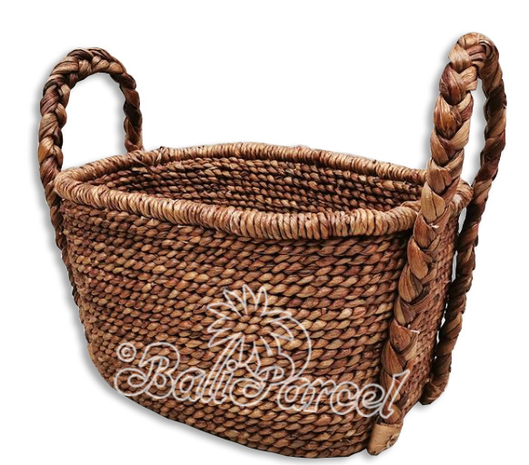 Beautiful Home Decoration Basket, Handmade With Water Hyacinth 