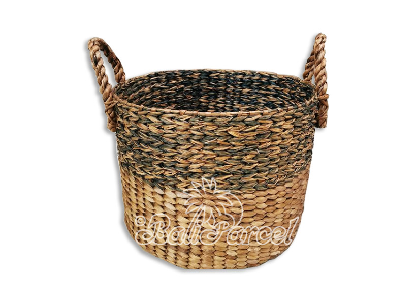 Beautiful Home Decoration Basket, Handmade With Water Hyacinth 
