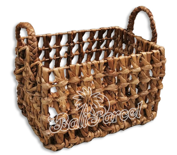Beautiful Home Decoration Basket, Handmade With Water Hyacinth 