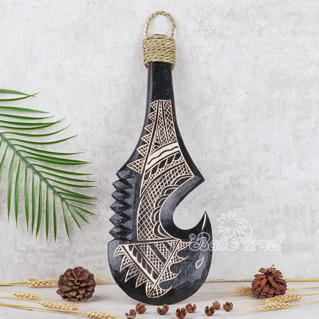 Wooden Weapon Hand Carved, It Made With Albesia Wood.