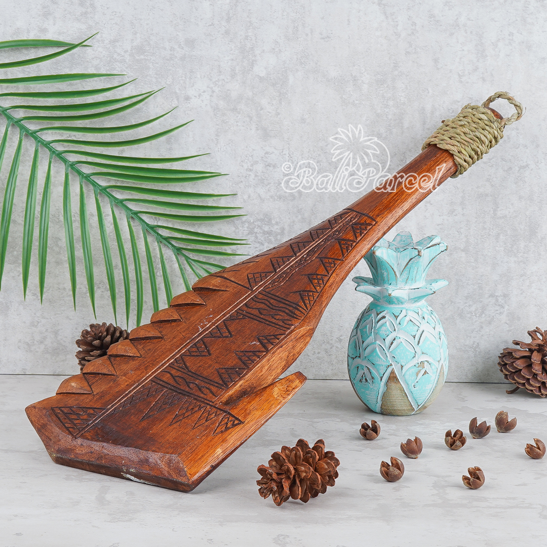 Wooden Weapon Hand Carved, It Made With Albesia Wood.