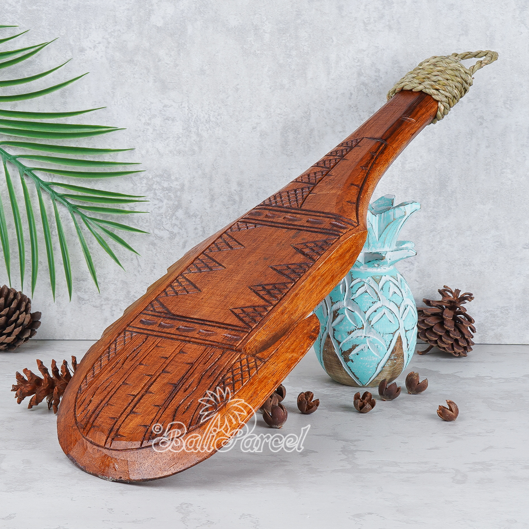 Wooden Weapon Hand Carved, It Made With Albesia Wood.
