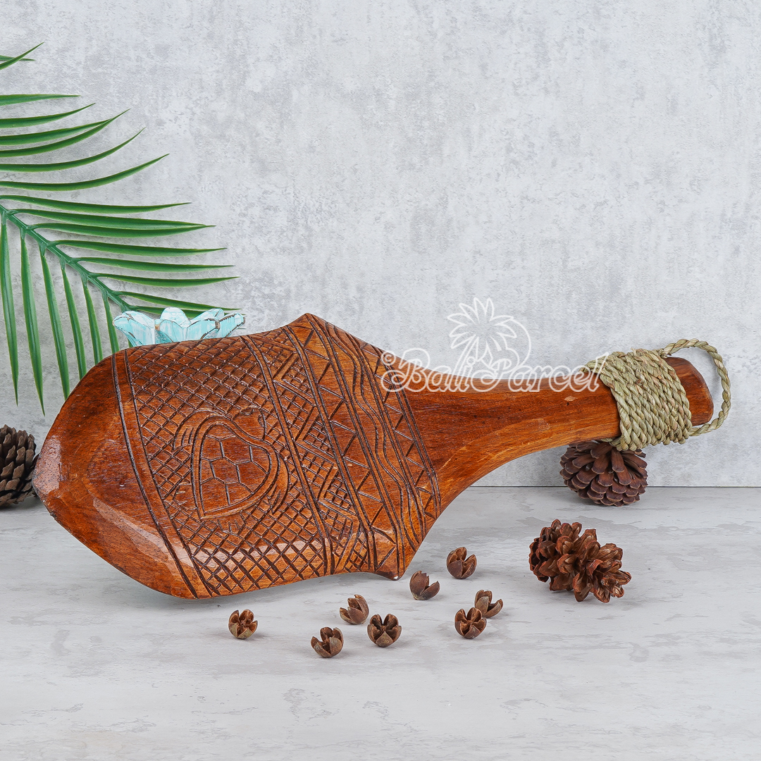 Wooden Weapon Hand Carved, It Made With Albesia Wood.