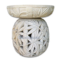 Handcrafted Lantern With Bowl Handmade From Stone