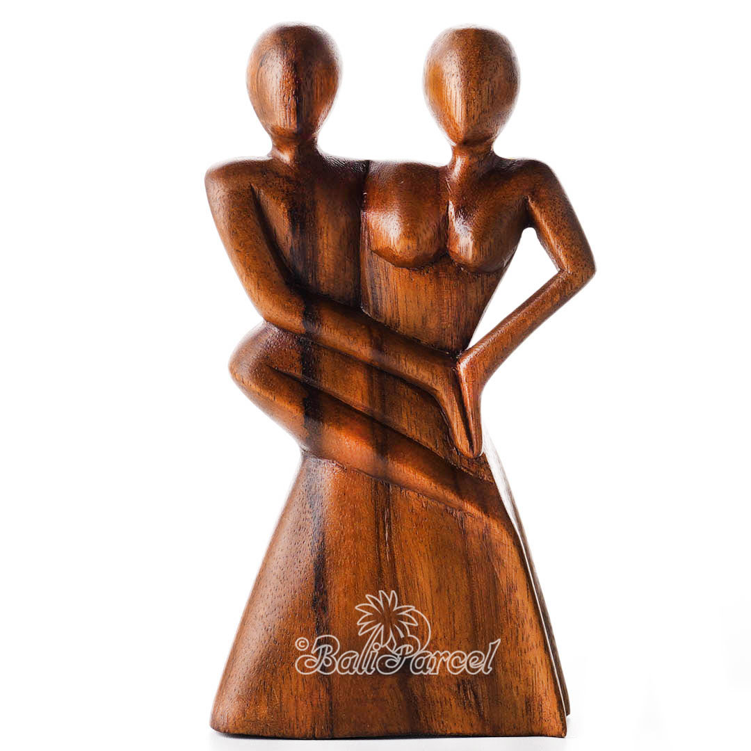 Wooden Abstract Carving, Hand Carved From Suar Wood