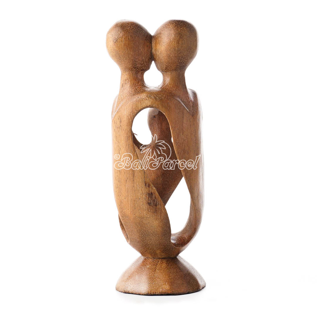 Wooden Abstract Carving, Hand Carved From Suar Wood