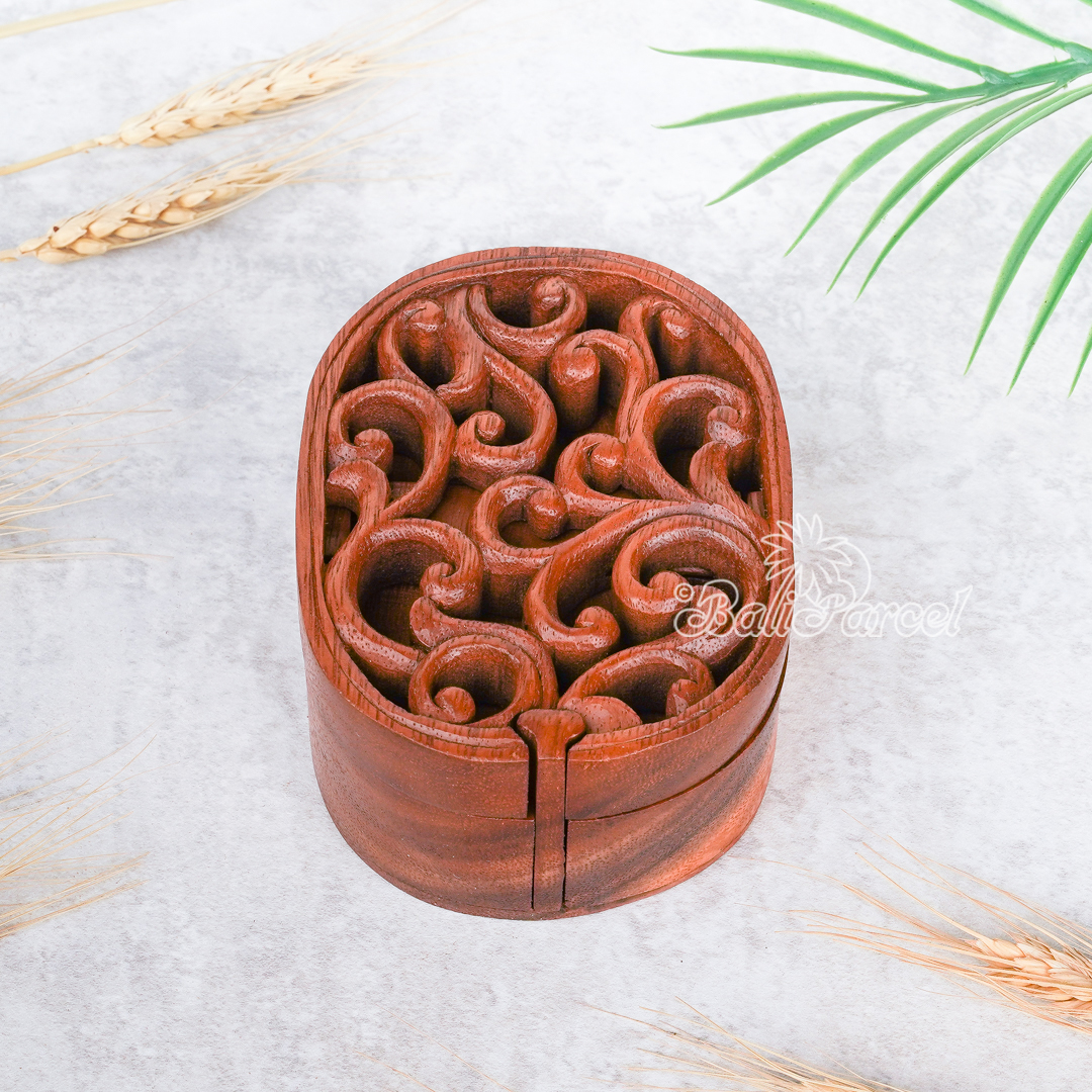 Wooden Box, Hand Made From Suar Wood.