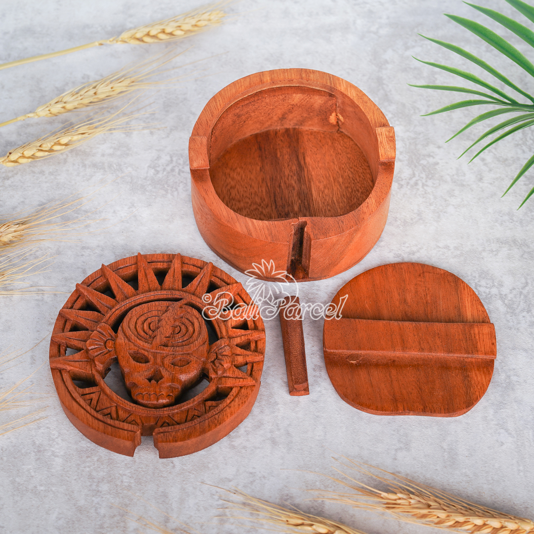 Wooden Box, Hand Made From Suar Wood.