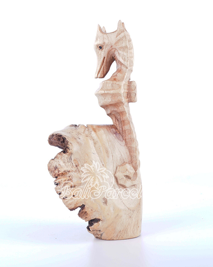 Wooden Sea House With Parasite Wood