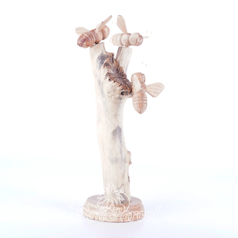 Wooden 3 Butterfly With Parasite Wood