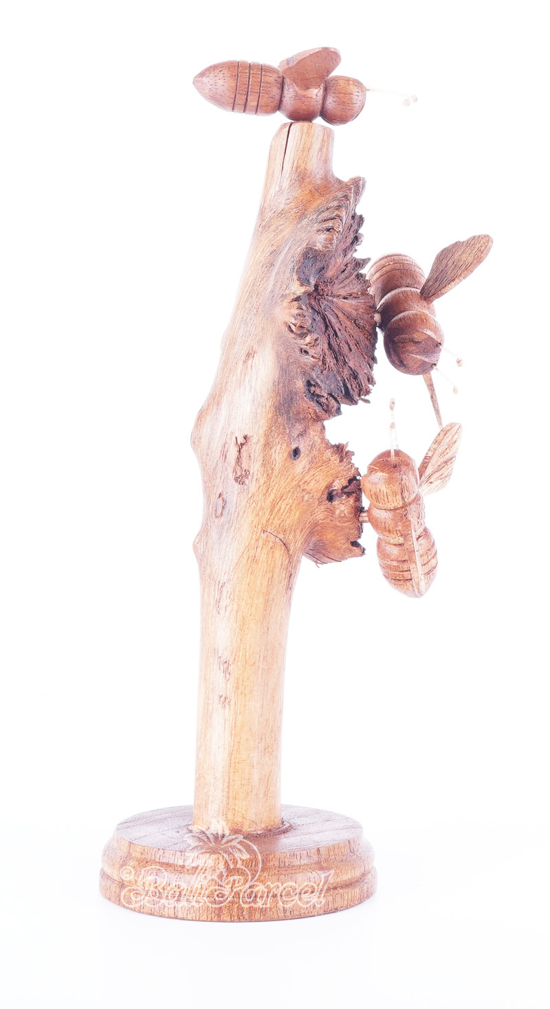 Wooden 3 Butterfly With Parasite Wood