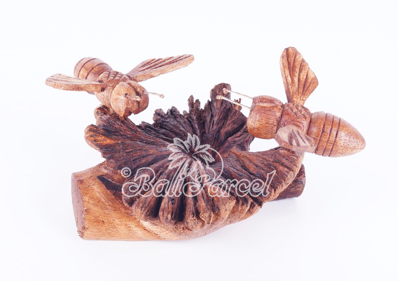 Wooden 2 Butterfly With Parasite Wood