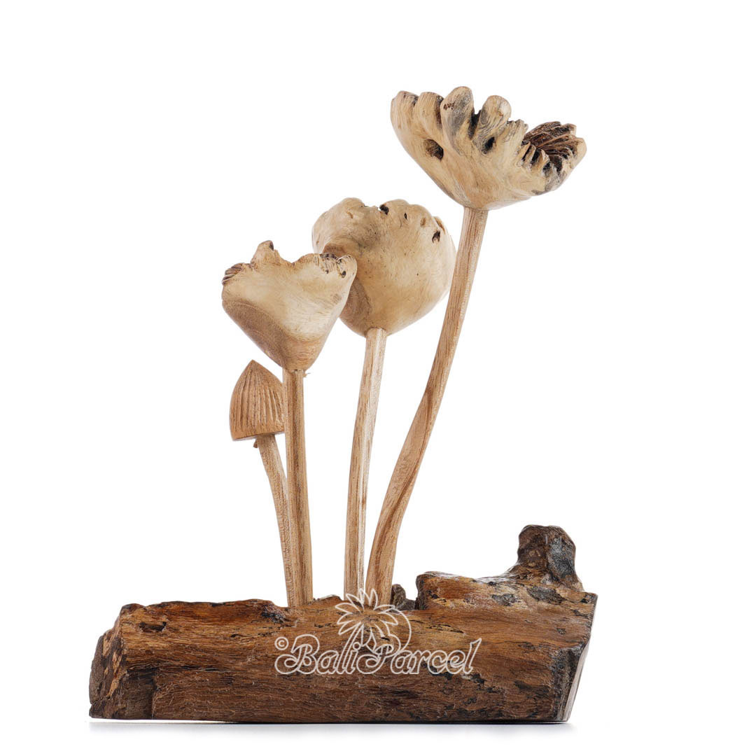 Wooden Parasite With Stand