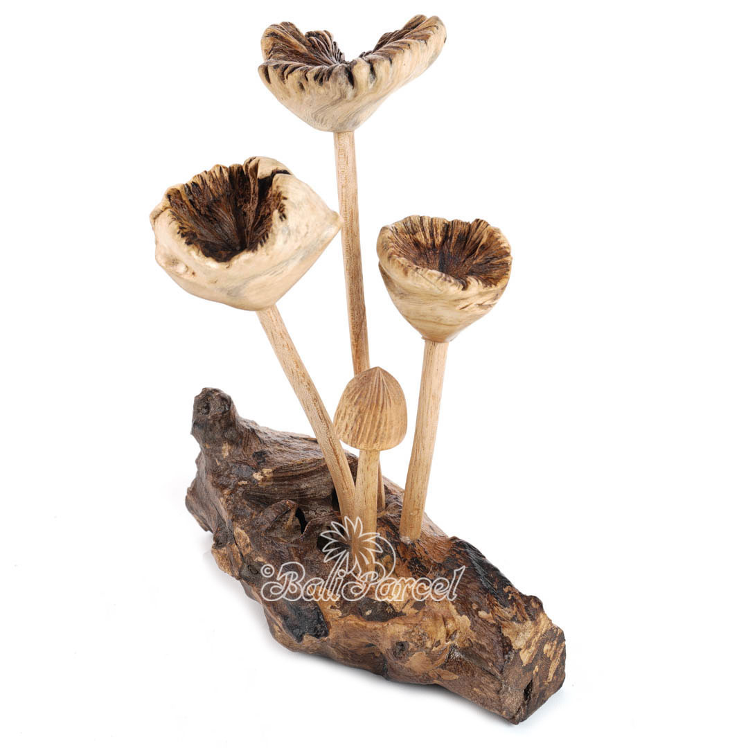Wooden Parasite With Stand