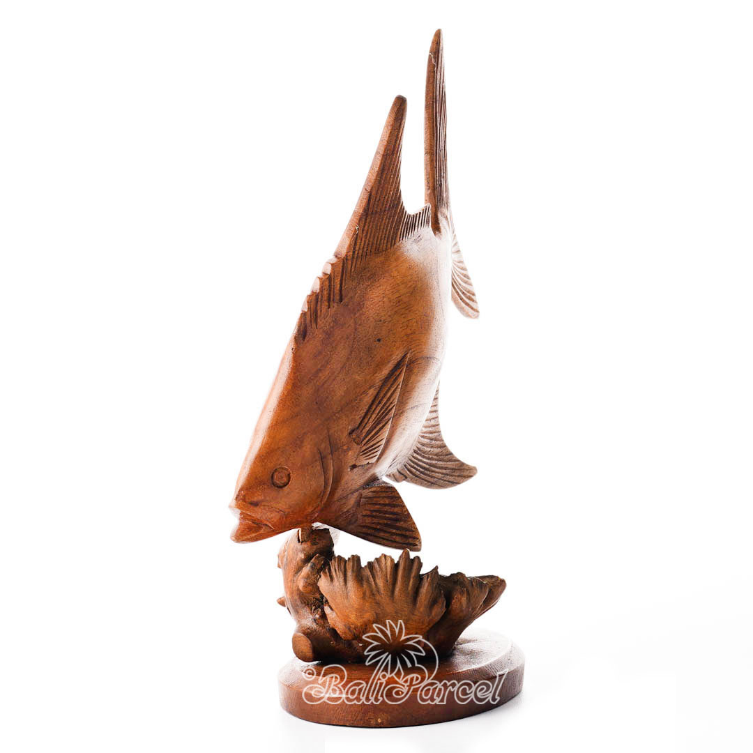 Wooden Fish With Parasite Wood
