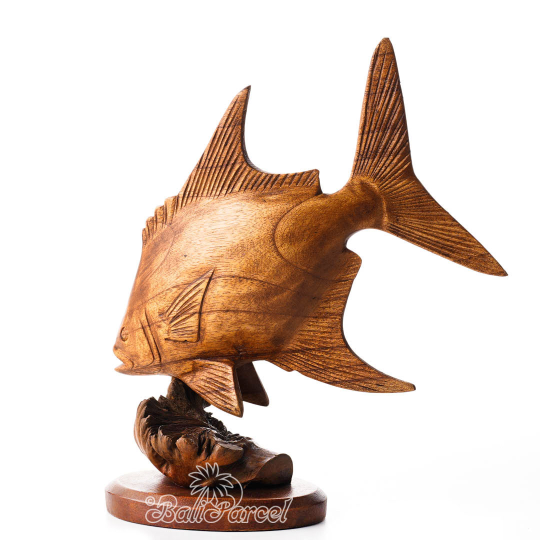 Wooden Fish With Parasite Wood