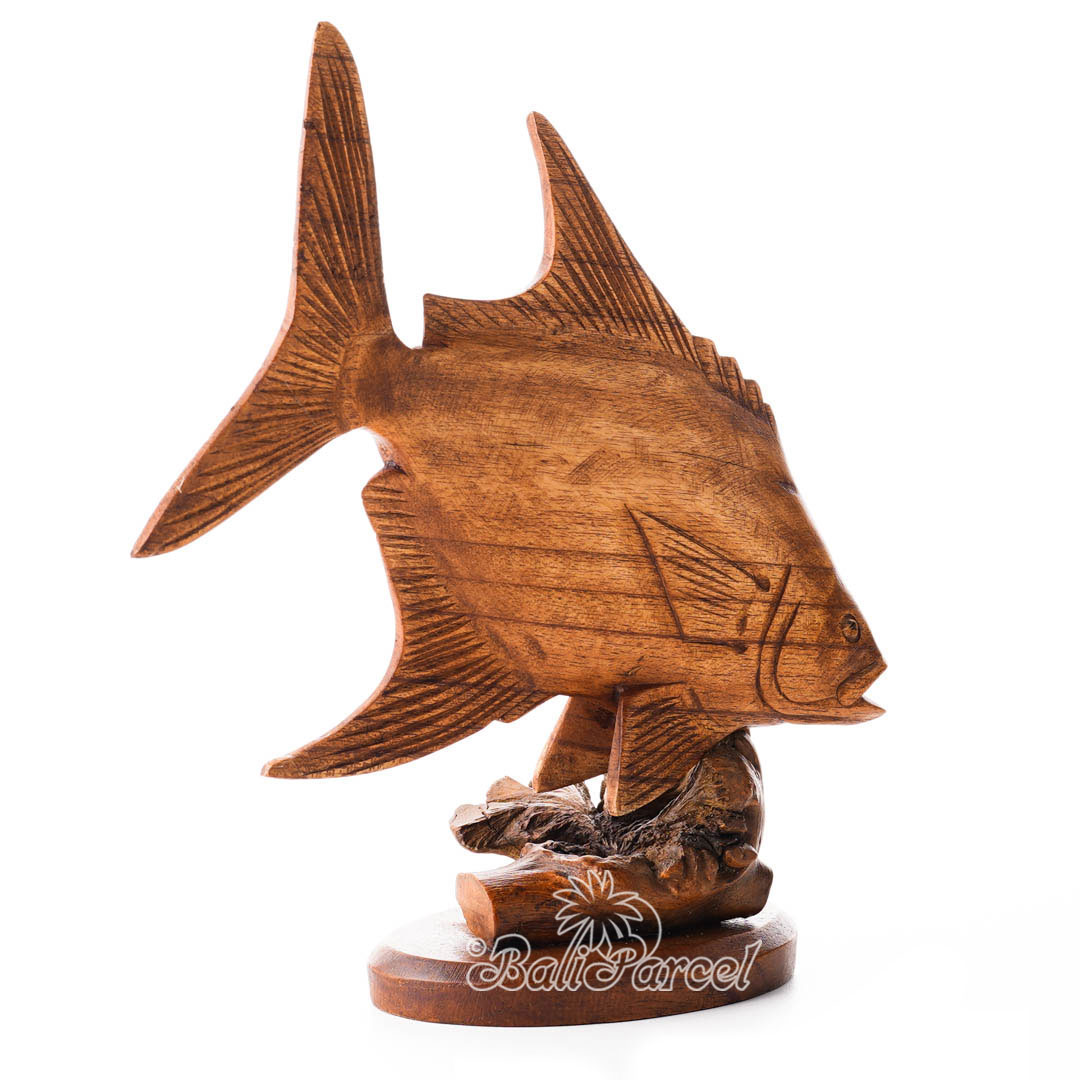 Wooden Fish With Parasite Wood
