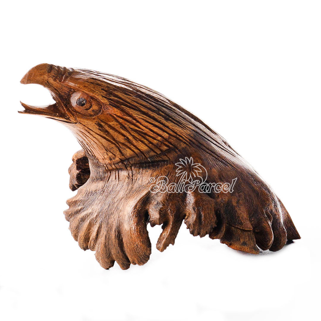 Wooden Eagle Head Parasite Wood