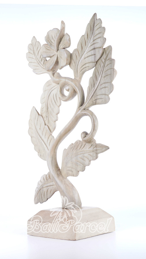 Wooden Wallhanging, Handmade From Waru Wood With Natural Polished