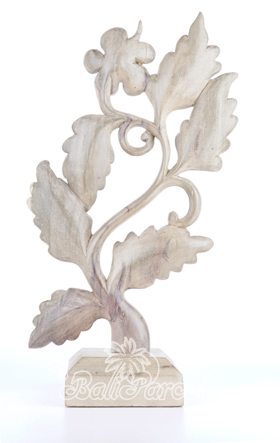 Wooden Wallhanging, Handmade From Waru Wood With Natural Polished