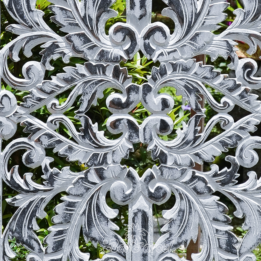 Wooden Wallhanging, Hand Made From Hardboard/ MDF, With White Wash Color.