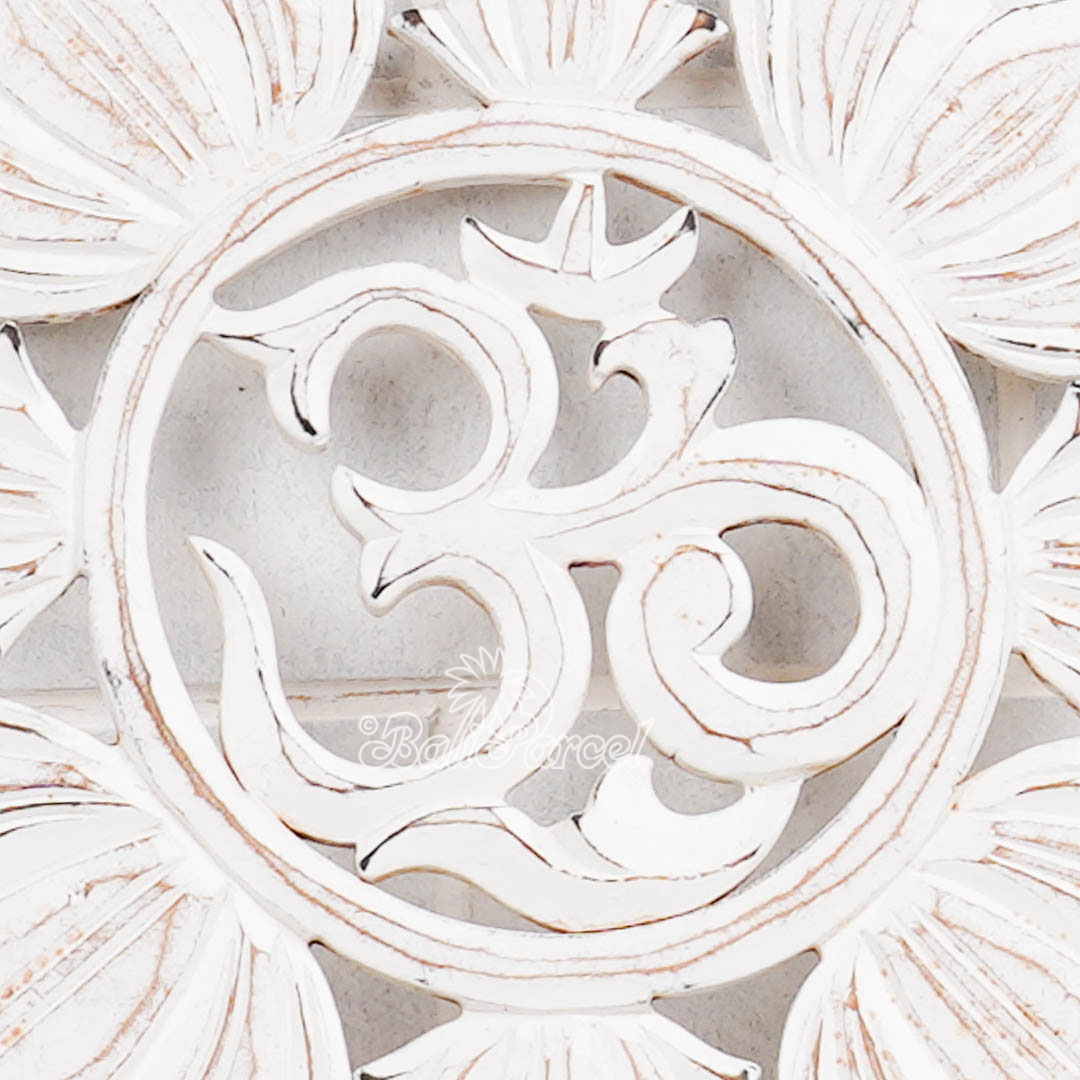 Wallhanging, Hand Made From Hardboard/ MDF, With White Wash Color.