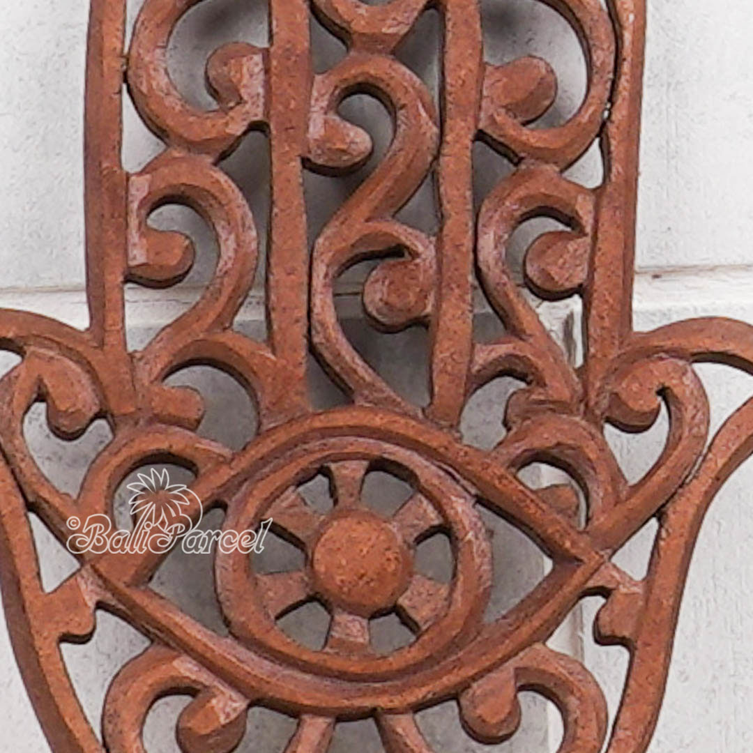 Wallhanging, Hand Made From Hardboard/ MDF, With Brown Color.