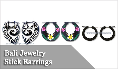 Bali Jewelry Stick Earrings