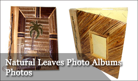Natural Leaves Photo Albums