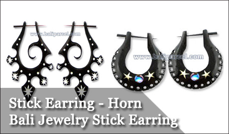 Stick Earring - Horn