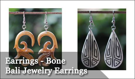 Earrings - Bone